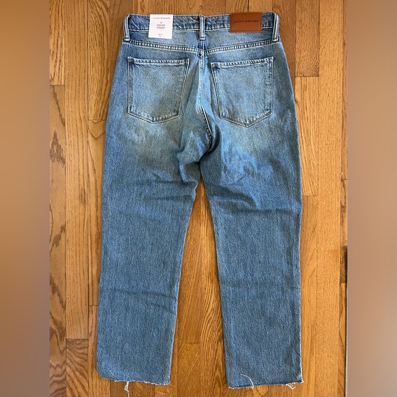 Lucky Brand Women’s Zoe High Rise Straight Jeans - Picture 3 of 5